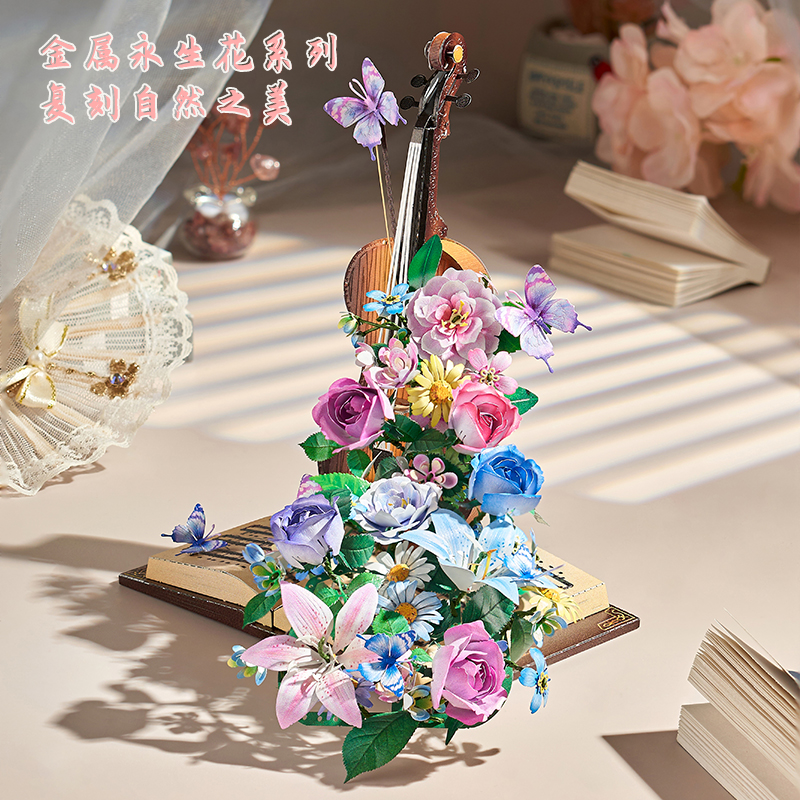 K62202绽放-小提琴与花艺