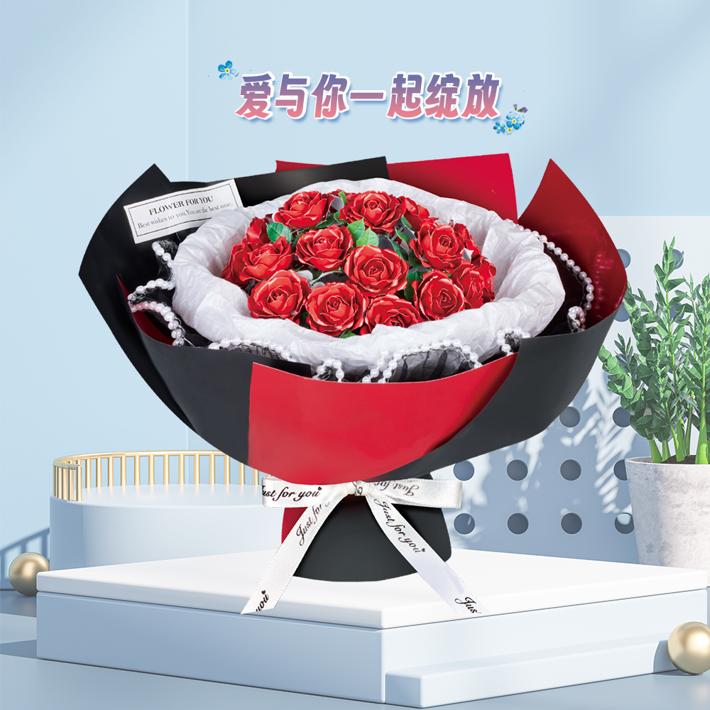 K52211红玫瑰花束